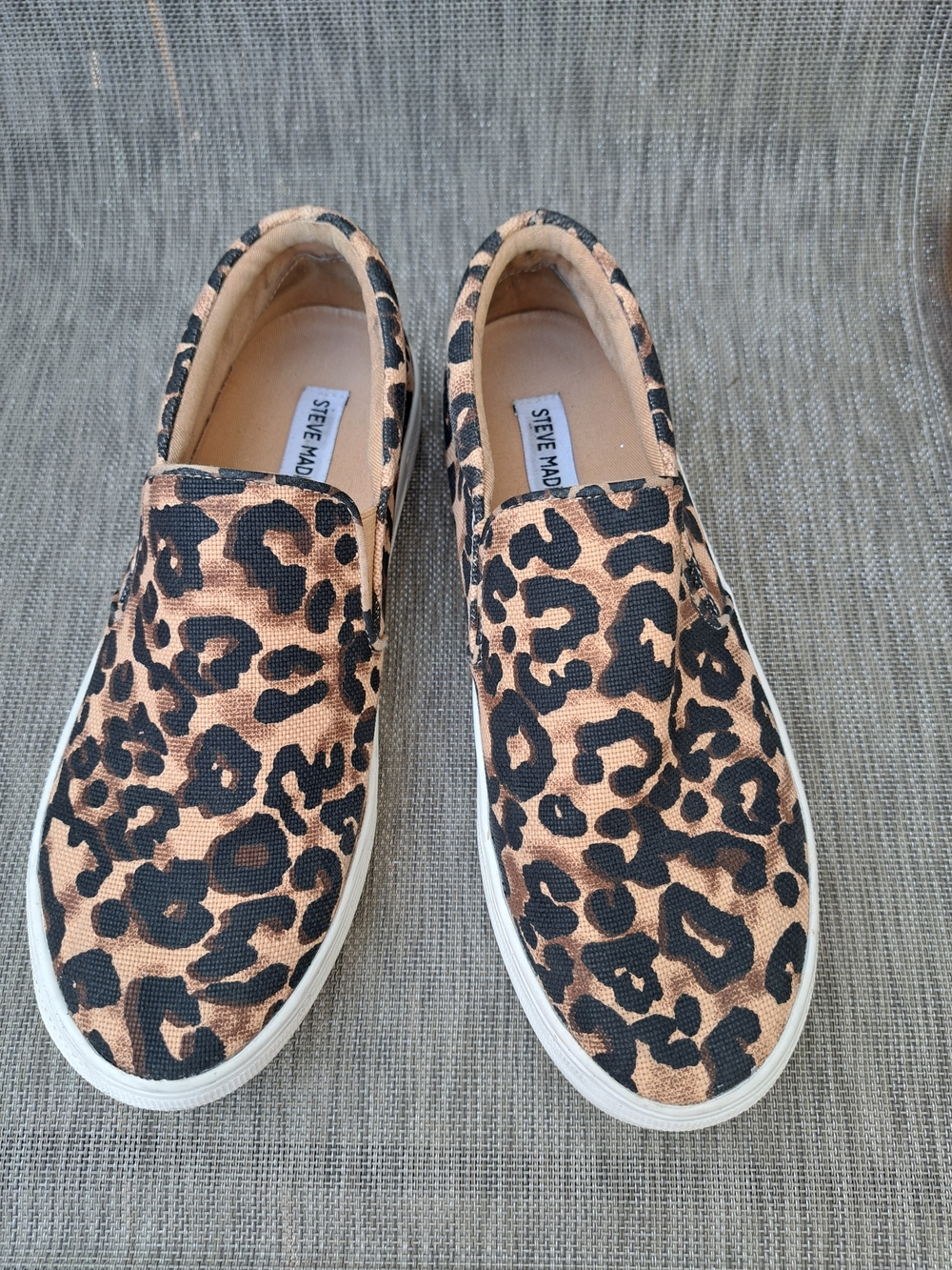 Steve Madden Leopard Print Slip-On Sneakers